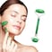 Mina Heal Natural Jade Roller Facial Massage Tool for Skin Care