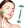Mina Heal Natural Jade Roller Facial Massage Tool for Skin Care