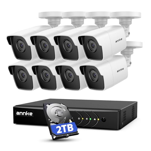 annke Annke 8 Channel 8 Camera Security System H 265dvr Recorder Hdd 2TB