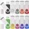 FEBNISCTE 16GB Flash Drive,Thumb Drive 10 Pack,Memoria USB 2.0