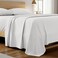Mellanni Queen Size Flat Sheet - Iconic Collection Bedding