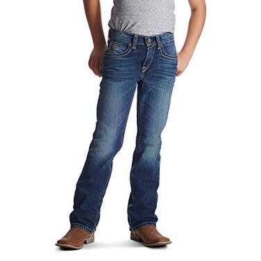 Ariat Boys' Big B5 Slim Stackable, Boundary Cyclone, 12 Regular