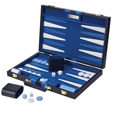 Get The Games Out Backgammon SetMediumBlue2 Players