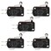 Heschen 5 Pack Micro Switch 16A 1/2HP 125/250VAC Short Roller Lever