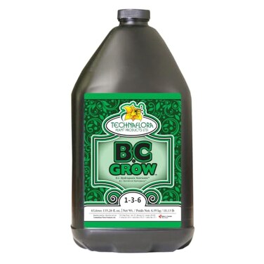 Technaflora B.C. Grow Hydroponic Vegetative Fertilizer 1-3-6 4 L