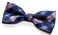 Retreez Plaid Check Patterns Bow Tie ,Width: 4.5"- Pink and Blue
