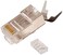 Platinum Tools 106190 RJ45 Cat6A 10 Gig Shielded Connector, with Liner for Ethernet Cable Termination, 100 per Bag