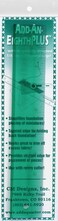 CM Designs Add-An-Eighth PLUS Green 9in Ruler&ldquo; Foundation Paper Piecing Specialty Tool