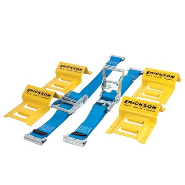 Erickson Wheel Chock Tie-Down Kit - Double Slotted E-Fitting, 2 in x 7.5 ft