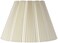 Springcrest Hosea Extra Large Eggshell White Pleated Bell Shade 10x19x13x12.25 ,Spider