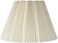 Springcrest Hosea Extra Large Eggshell White Pleated Bell Shade 10x19x13x12.25 ,Spider