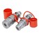 Summit Hydraulics Flat Face Hydraulic Quick Connect Coupler,10 JIC Bulkhead Skid Steer Mount