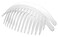 France Luxe Belle Larger Interlocking Comb, Clear, Set of 2