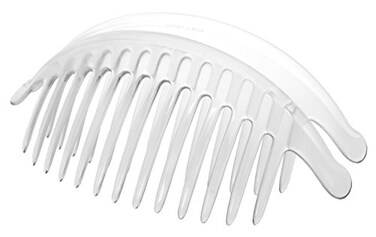 France Luxe Belle Larger Interlocking Comb, Clear, Set of 2