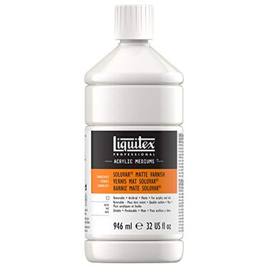Liquitex Professional Soluvar Matte Varnish, 946ml ,32-oz