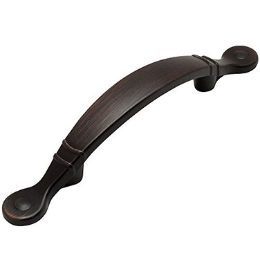 Cosmas 10 Pack 9980ORB Oil Rubbed Bronze Arched Pull 3 Inch Hole Centers