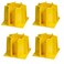 Tie Down Engineering Safety Guard Guardrail BaseReusable Fall Protection Accessories4 pack with WashersDrill Bit - Yellow