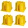 Tie Down Engineering Safety Guard Guardrail BaseReusable Fall Protection Accessories4 pack with WashersDrill Bit - Yellow