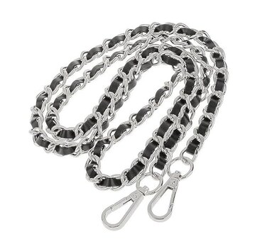 123Arts Chain Strap Iron Replacement Strap Handbag Shoulder Bag Strap Bag Accessories,48 Inches