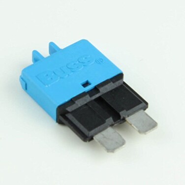 Crimp Supply 15 Amp Manual-Reset Low-Profile ATC/ATO Blade-Style Circuit Breakers ,1 per Pack