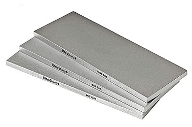 Ultrasharp Ultra Sharp Diamond Sharpening Stone Set - 8 x 3 Coarse/Medium/Extra Fine