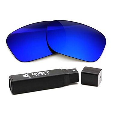 IKON LENSES Replacement Lenses For Von Zipper Elmore - Polarized ,Deep Blue Mirror
