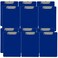 Trade Quest Dark Blue Plastic Clipboards Letter Size Low Profile ,12-Pack