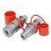 Summit Hydraulics Flat Face Hydraulic Quick Connect Coupler, 5/8 ORFS Bulkhead Skid Steer Mount