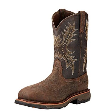 Ariat WorkHog Waterproof Composite Toe Work Boots - Men's Safety Toe Western Boot