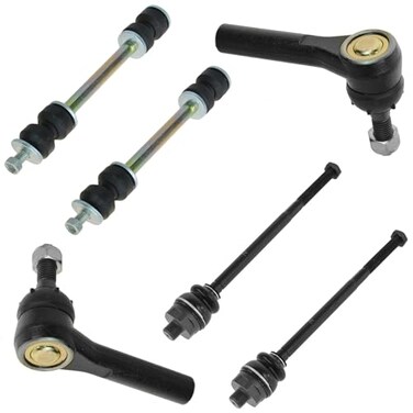 TRQ Front SteeringSuspension Kit Sway Bar Stabilizer Link Tie Rod