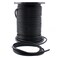 CleverDelights Solid Rubber Cord - 1/2" Diameter - 5 Feet - Buna 70 Durometer - Black - 0.5" Round