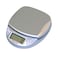 Escali Pico N115S Kitchen, Office Scale, Tare Functionality, Compact Design, LCD Digital Display, 11lb Capacity, Silver/Grey