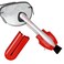 Peeps Lens Cleaner, Glasses Cleaning Tool, Injected Red, 1 Count