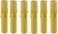 Creative Hobbies4 Inch Tall Antique Look Drip Candle Socket Covers Candelabra Base - 6 Pack