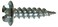Hillman Self-Piercing Screws,8 x 1/2in, 100 Pack, Silver