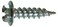 Hillman Self-Piercing Screws,8 x 1/2in, 100 Pack, Silver