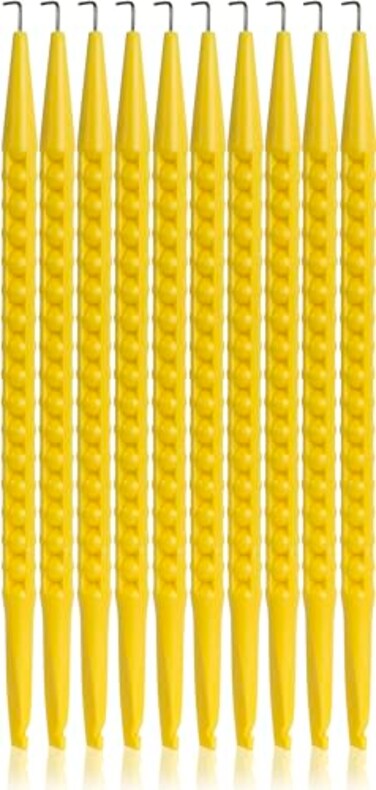 Jonard Tools JIC-22035NT/10 Yellow Nylon Probe Pick Spudger with L-Shaped