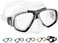 Cressi Focus 2-Lens Masks, Clear/Clear
