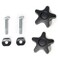 Graham-Field Lumex Replacement Arm Adjustment Knobs for Rollators, 2 Each, RJ4300-KNOB-2
