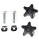 Graham-Field Lumex Replacement Arm Adjustment Knobs for Rollators, 2 Each, RJ4300-KNOB-2