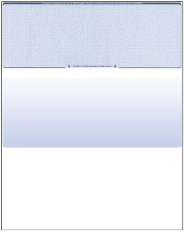 Compuchecks 100 Blank Check Stock, Check on Top - Blue Diamond