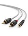 CableCreation 3.5mm to 2RCA Stereo Audio Cable, RCA to 3.5mm FM Y Splitter
