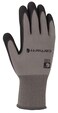 Carhartt Men's Storm Defender Thermal-Lined Nitrile Glove, Grey, Medium