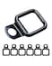 GPCA Tie Down D Ring Set for Jeep Wrangler, Cargo Cover Mount