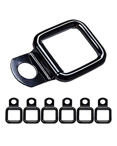 GPCA Tie Down D Ring Set for Jeep Wrangler, Cargo Cover Mount