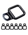 GPCA Tie Down D Ring Set for Jeep Wrangler, Cargo Cover Mount