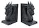 Pacific Giftware Gothic Dragon Bookends - Medieval Evil Dragon Book Ends, Cold Cast Resin, 2-Piece Set, Gray
