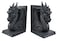 Pacific Giftware Gothic Dragon Bookends - Medieval Evil Dragon Book Ends, Cold Cast Resin, 2-Piece Set, Gray