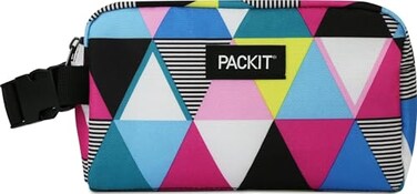 PackIt Freezable Snack Box, Triangle Stripes