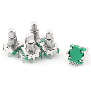uxcell 5Pieces Rotary Encoder Push Button Switch Key Switch Components 6 Mm